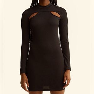 H&M Divided Cutout Bodycon Jersey Fitted Dress